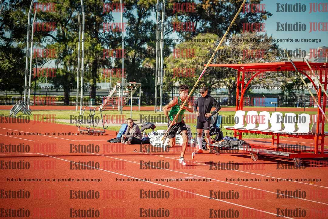 Fotos del salto con garrocha de mujeres y varones