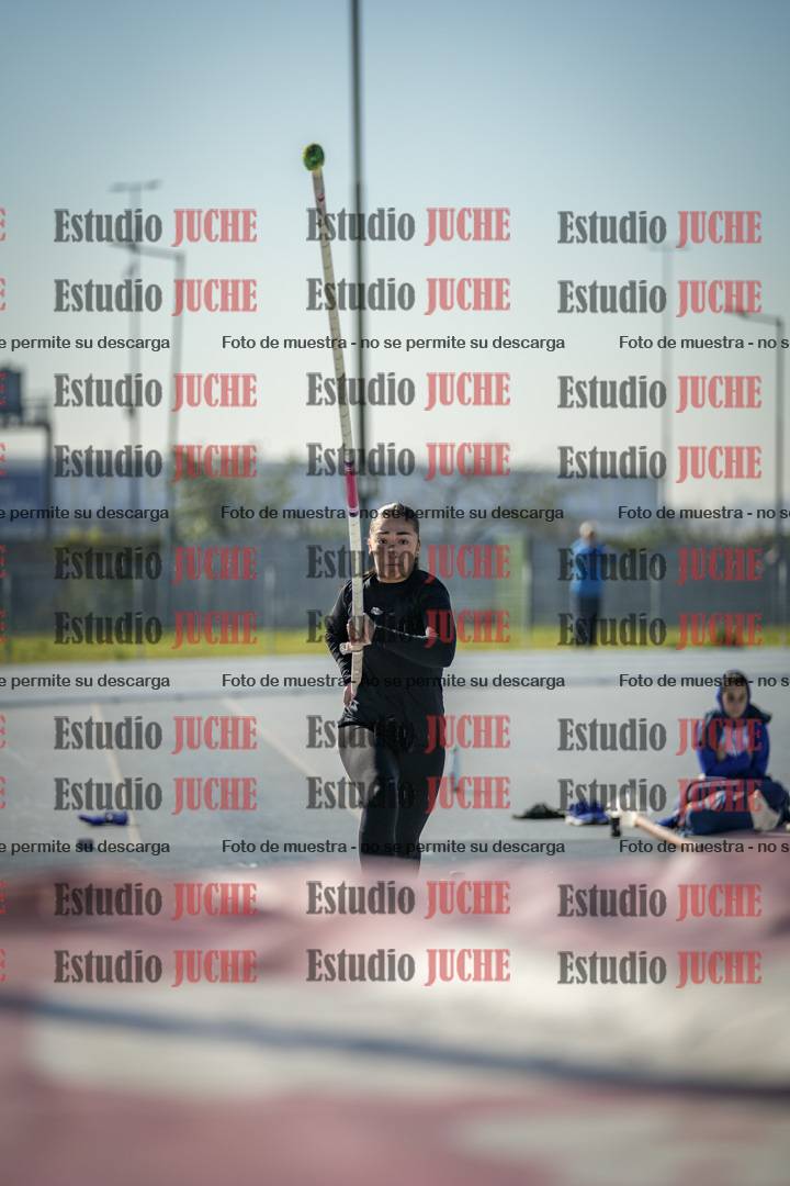 Fotos del salto con garrocha de mujeres y varones