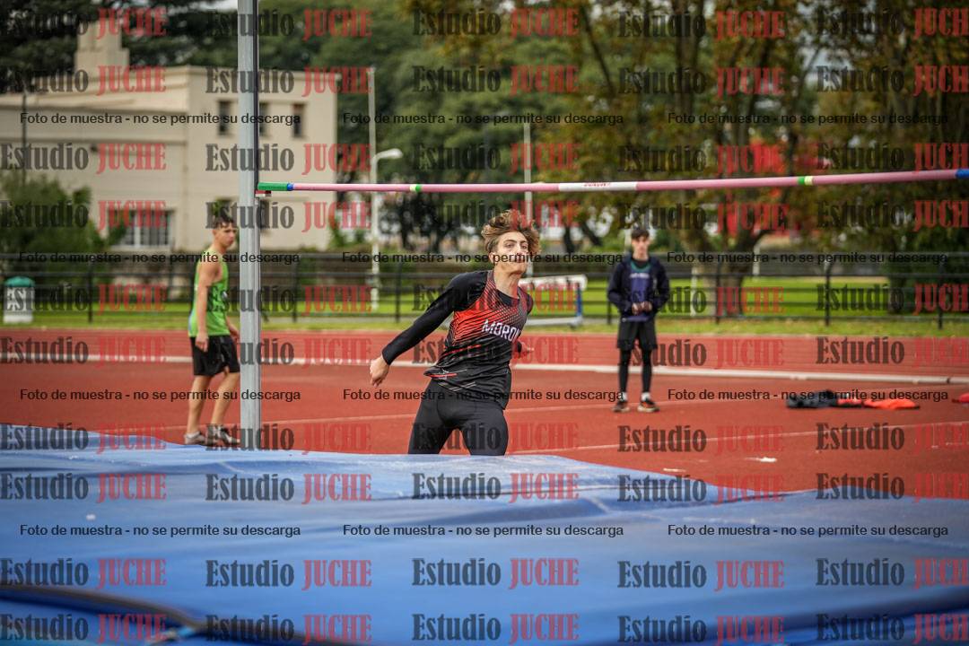 Fotos del salto en alto de varones