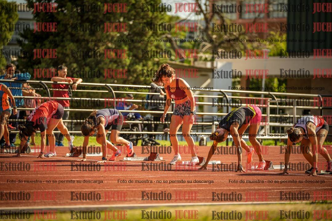 Fotos de los 100 m llanos de mujeres