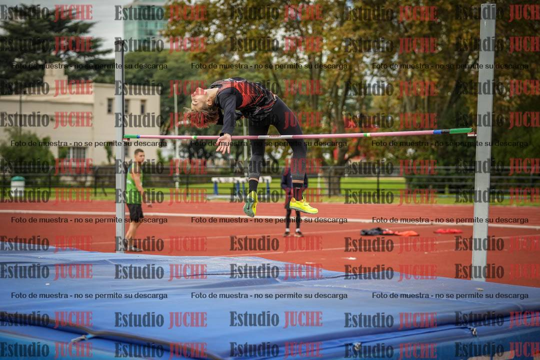 Fotos del salto en alto de varones