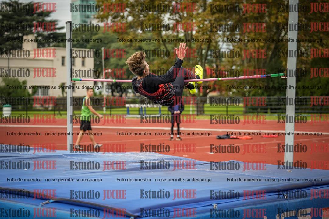 Fotos del salto en alto de varones