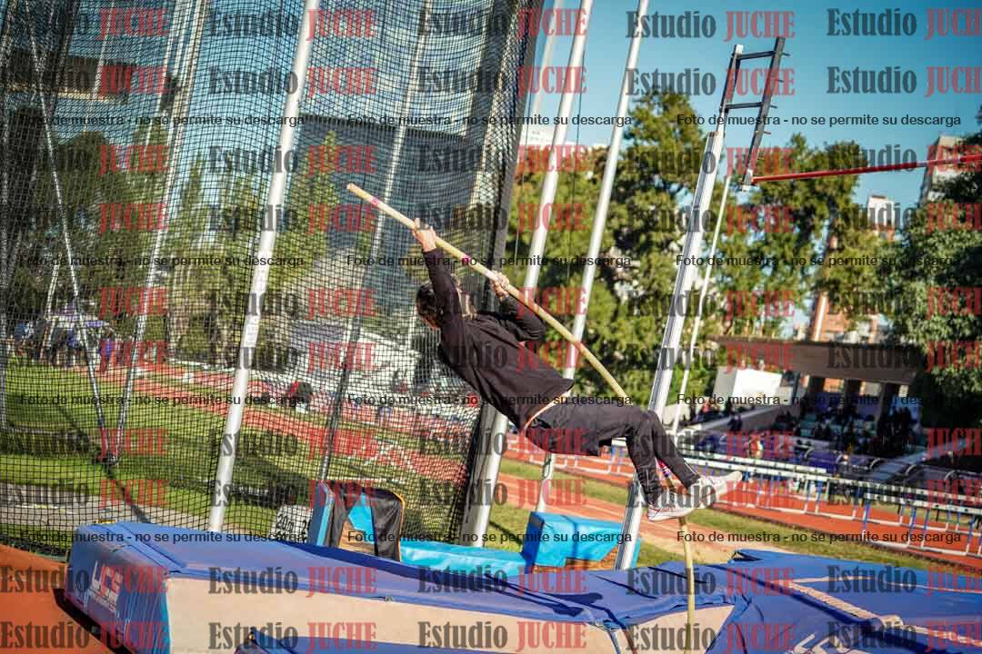Fotos del salto con garrocha de mujeres y varones