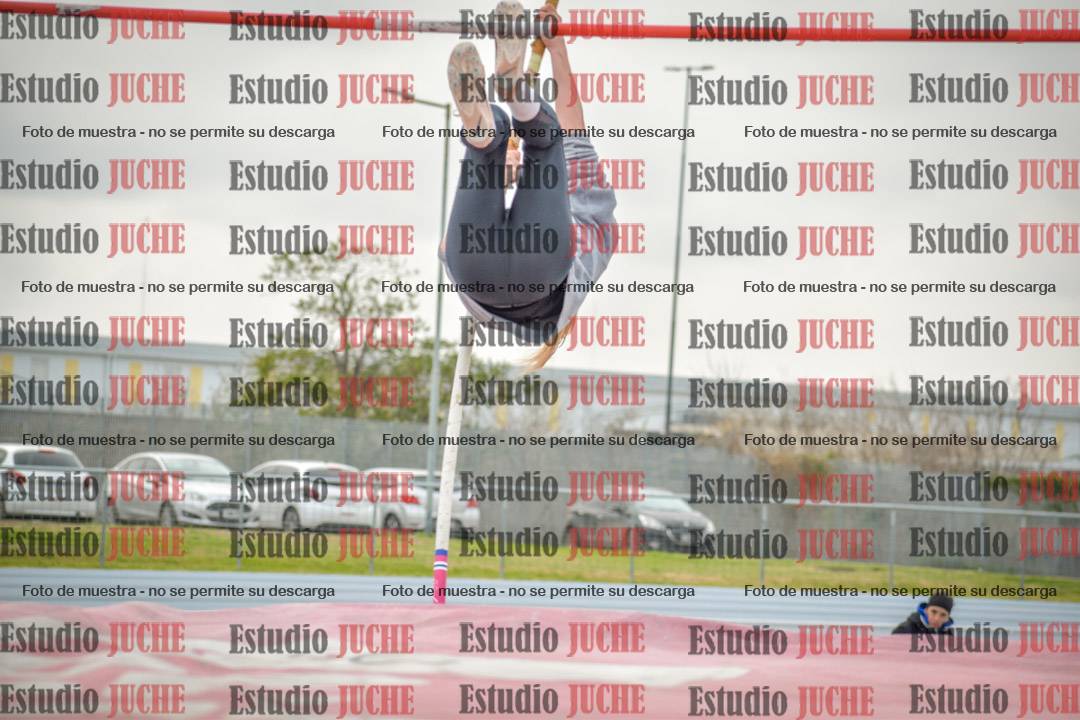 Fotos del salto con garrocha de mujeres y varones
