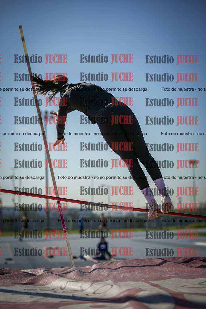 Fotos del salto con garrocha de mujeres y varones
