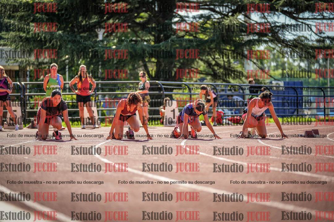 Fotos de los 100 m llanos de mujeres