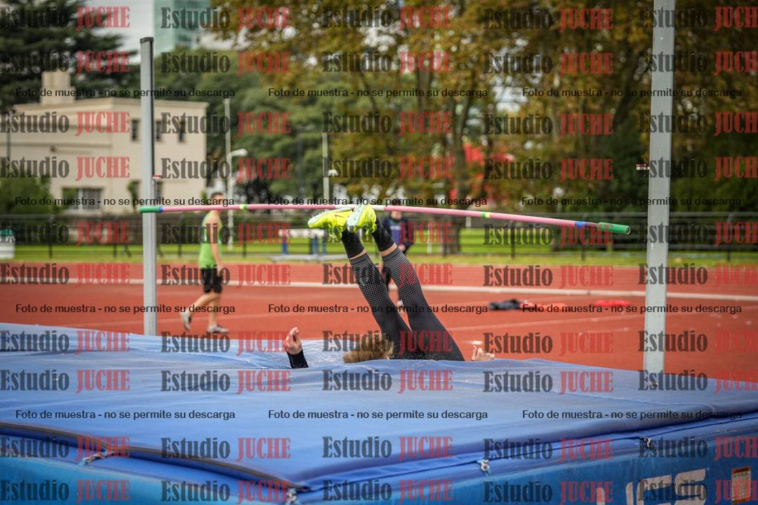 Fotos del salto en alto de varones