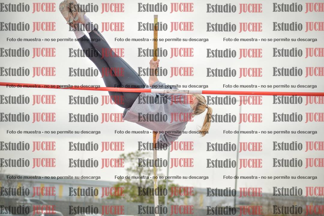Fotos del salto con garrocha de mujeres y varones