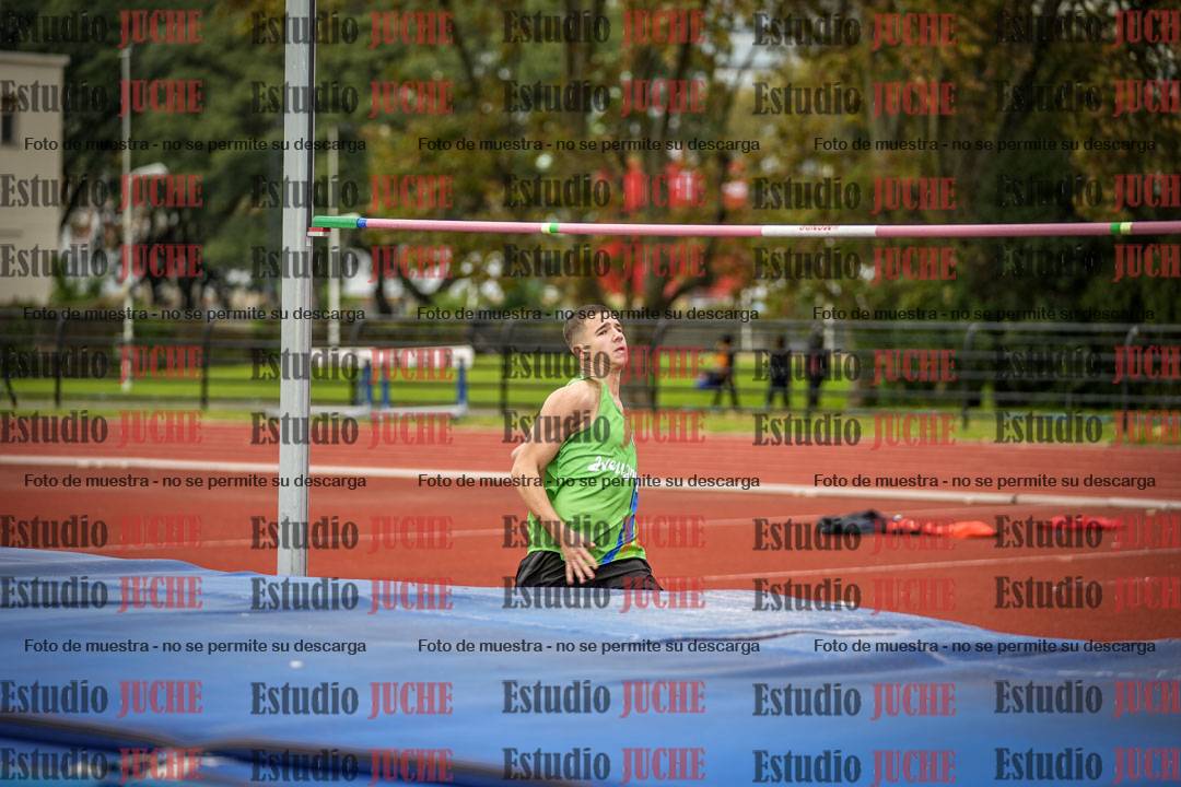 Fotos del salto en alto de varones