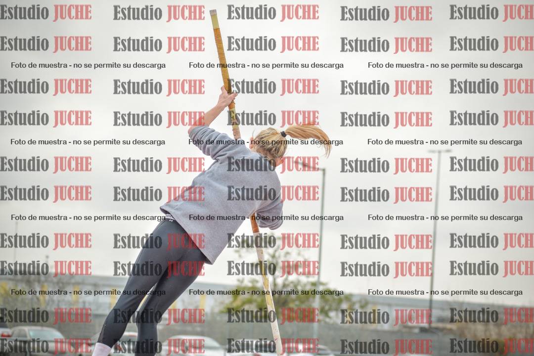 Fotos del salto con garrocha de mujeres y varones