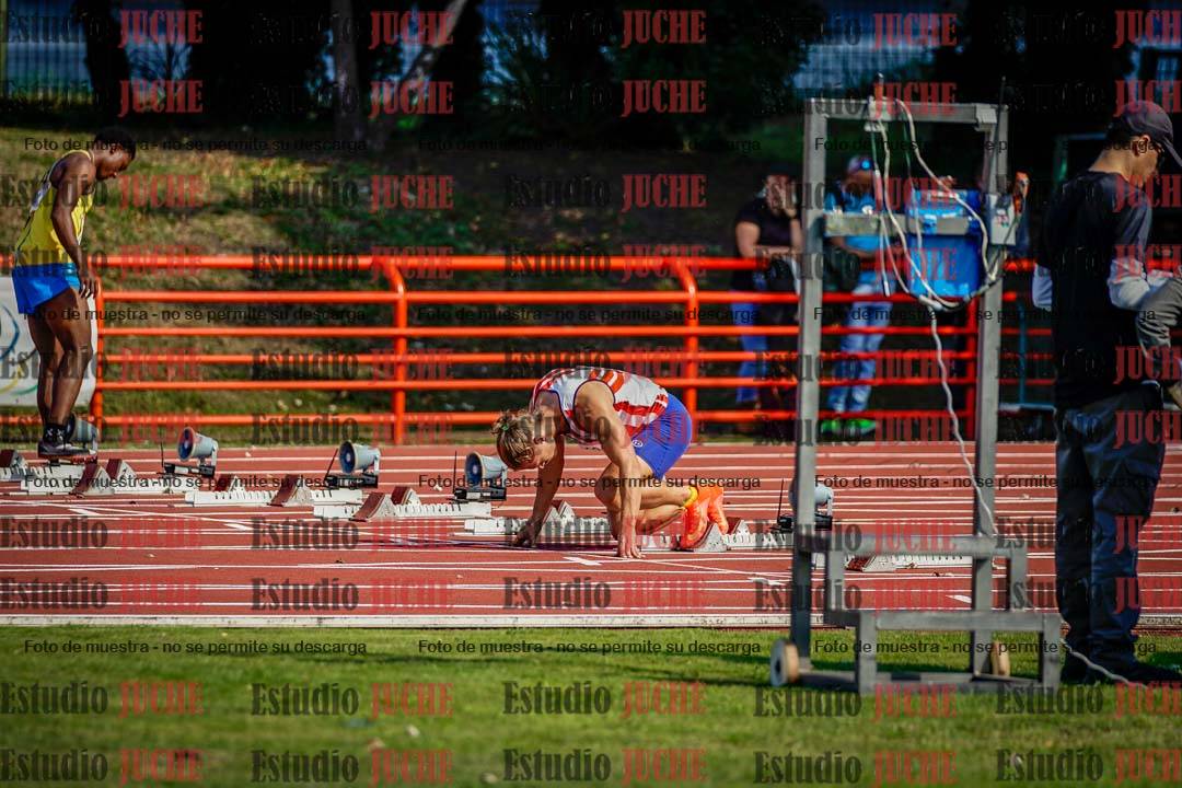 Fotos de los 100 m de varones