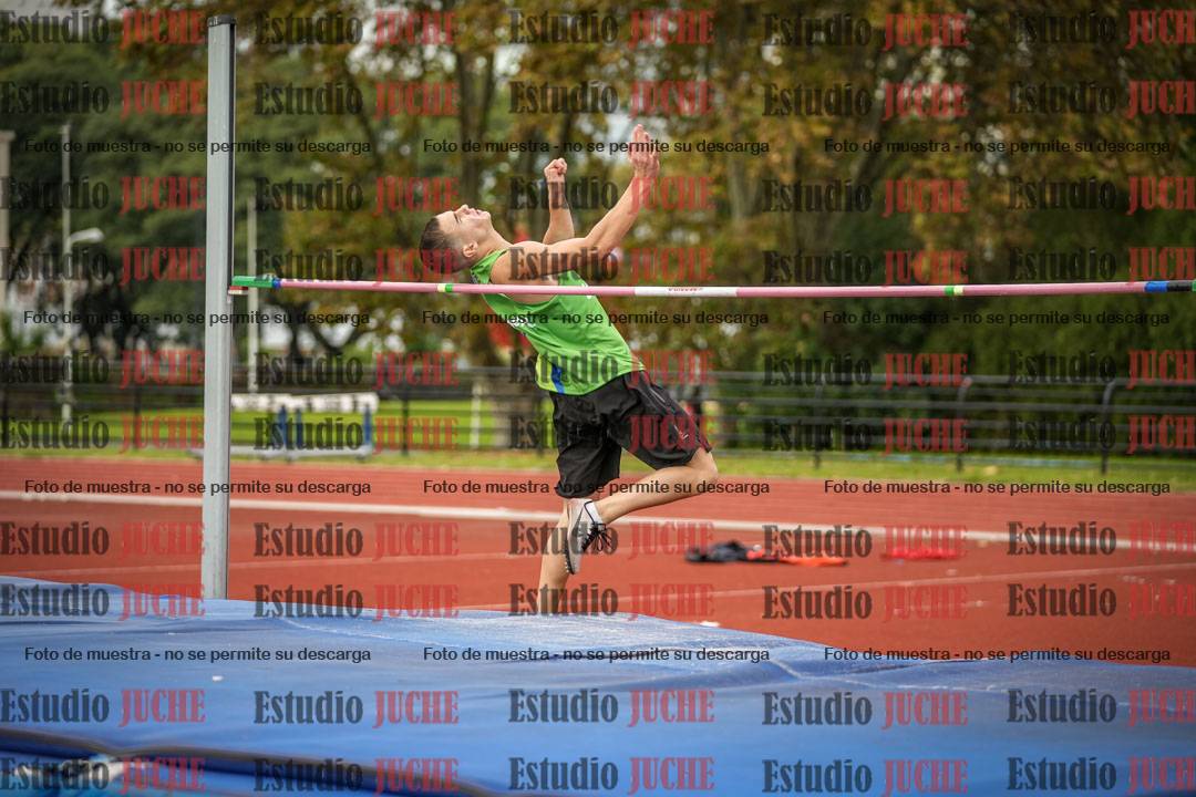 Fotos del salto en alto de varones