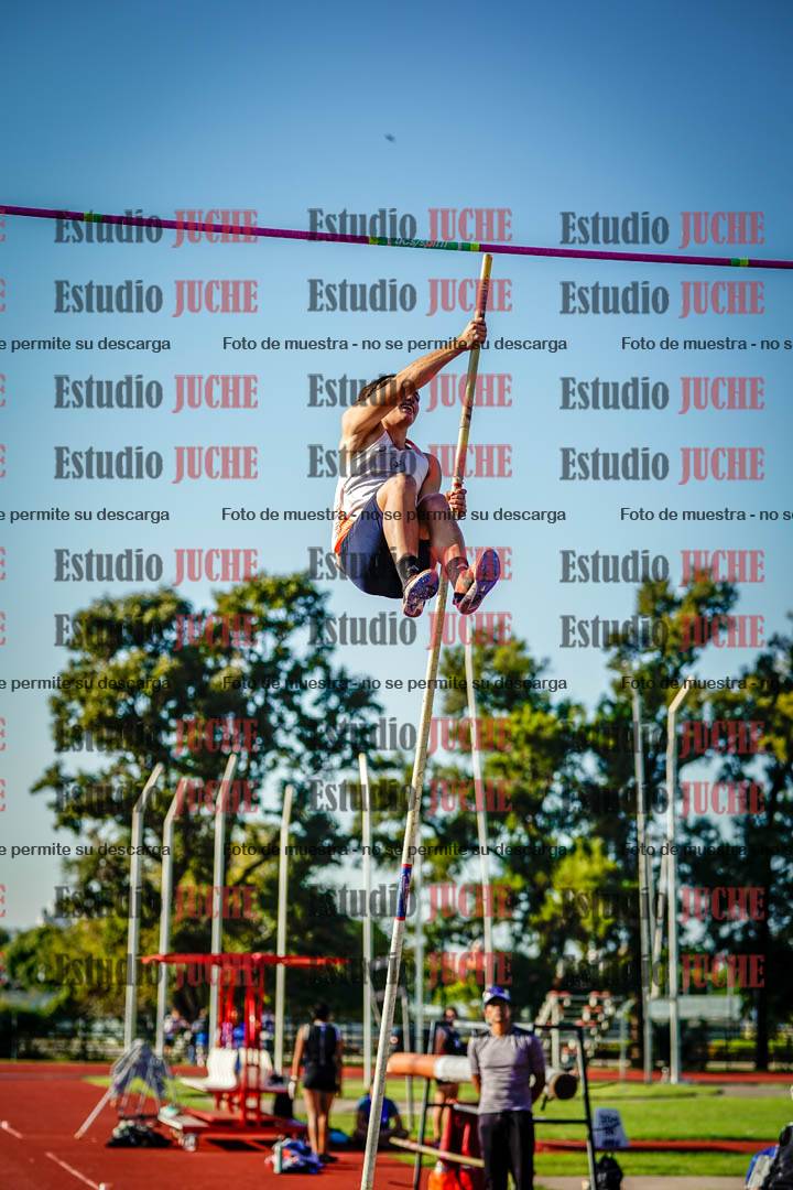 Fotos del salto con garrocha de mujeres y varones