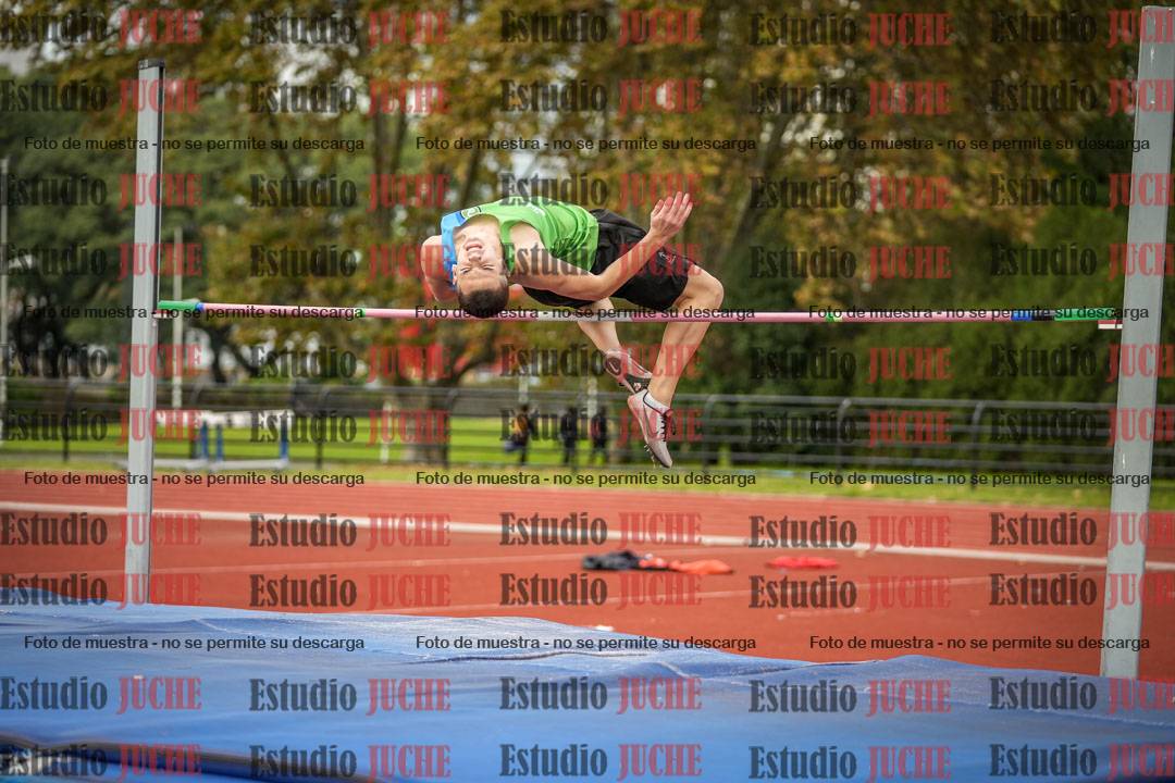 Fotos del salto en alto de varones