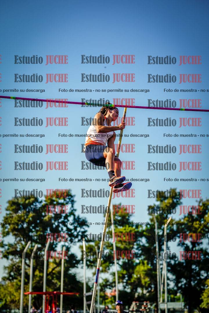 Fotos del salto con garrocha de mujeres y varones