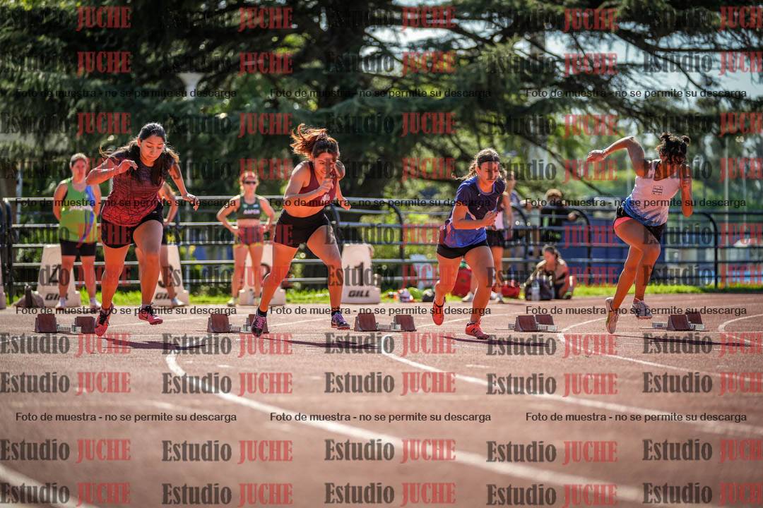 Fotos de los 100 m llanos de mujeres
