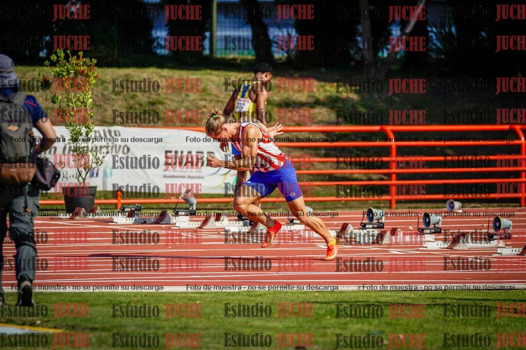 Fotos de los 100 m de varones