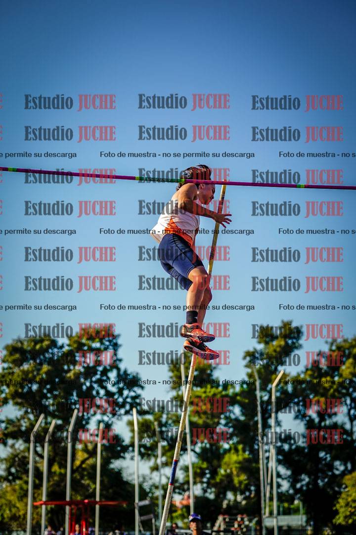 Fotos del salto con garrocha de mujeres y varones