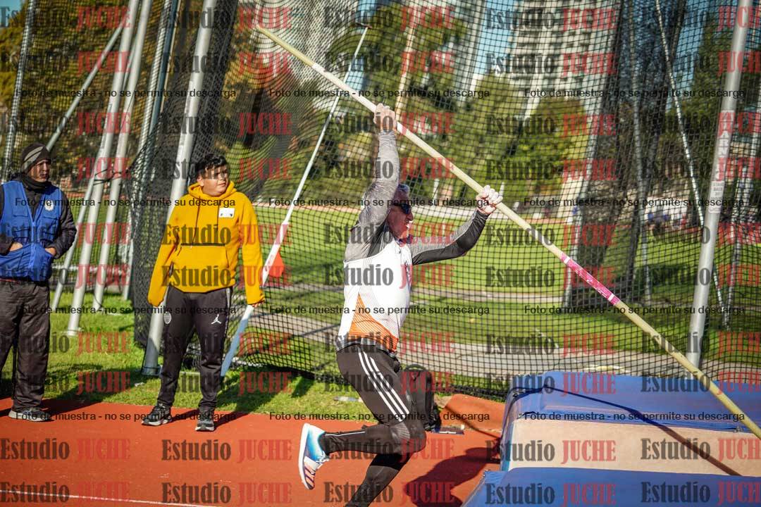 Fotos del salto con garrocha de mujeres y varones