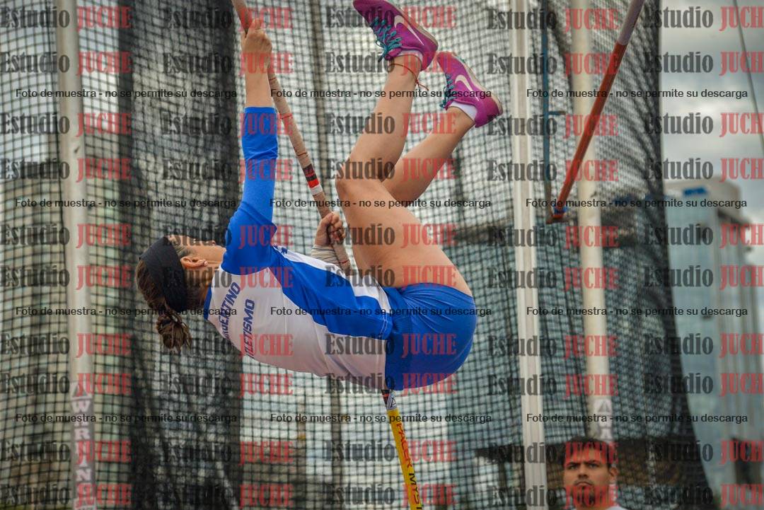 Fotos del salto con garrocha de mujeres y varones