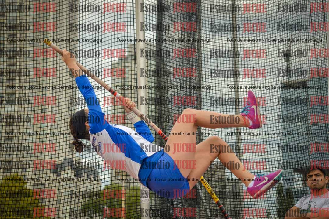 Fotos del salto con garrocha de mujeres y varones