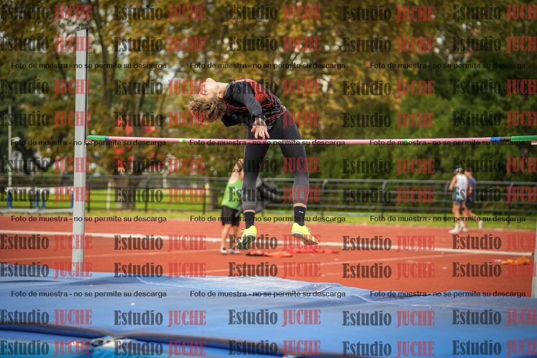 Fotos del salto en alto de varones