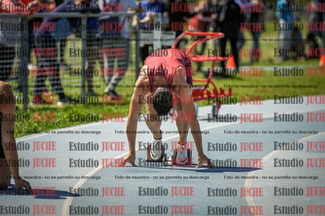 Fotos de los 200 m llanos de varones