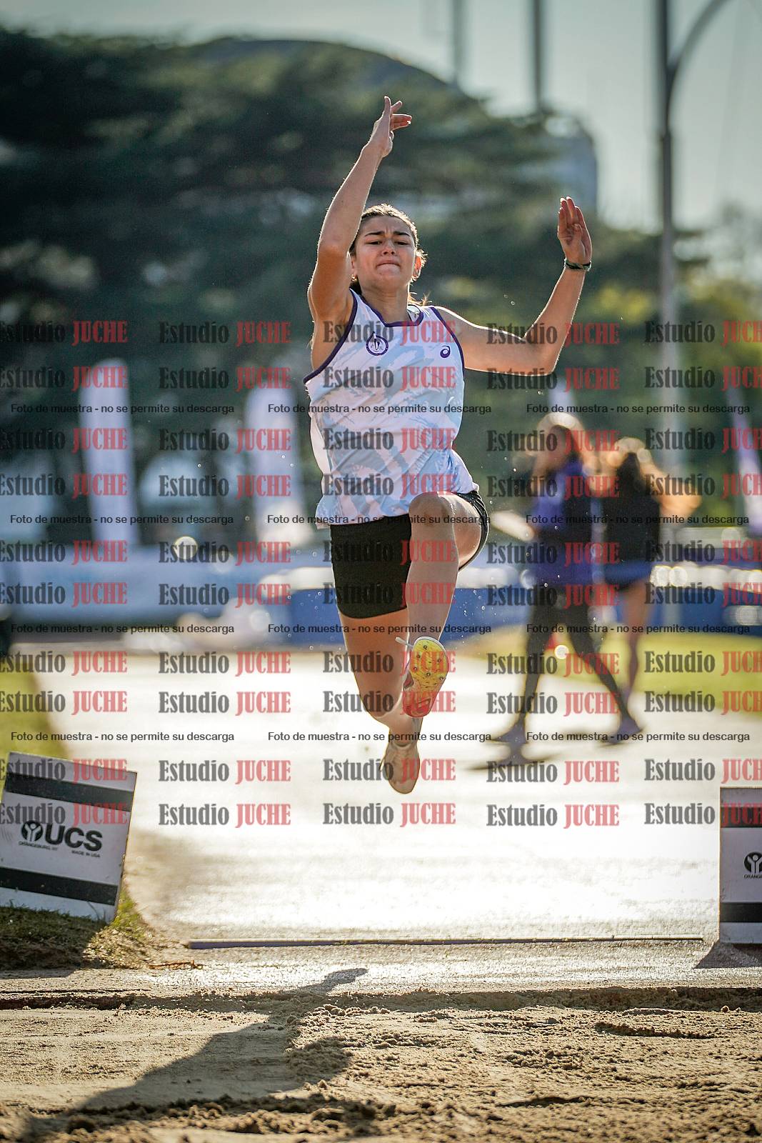 Fotos del salto en largo de mujeres - heptatlón 5