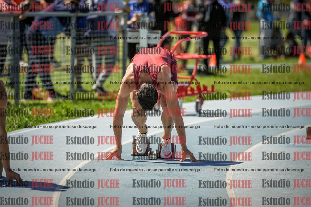 Fotos de los 200 m llanos de varones