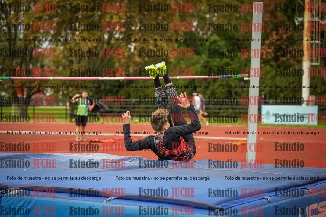 Fotos del salto en alto de varones