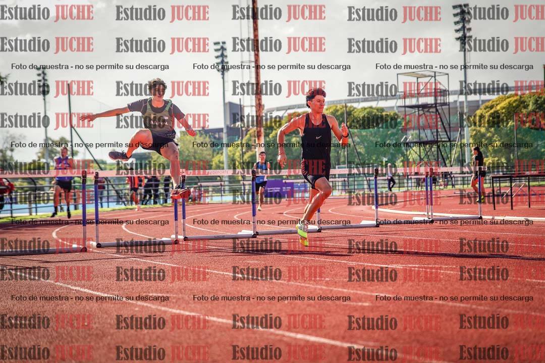 Fotos de los 400 m con vallas de varones