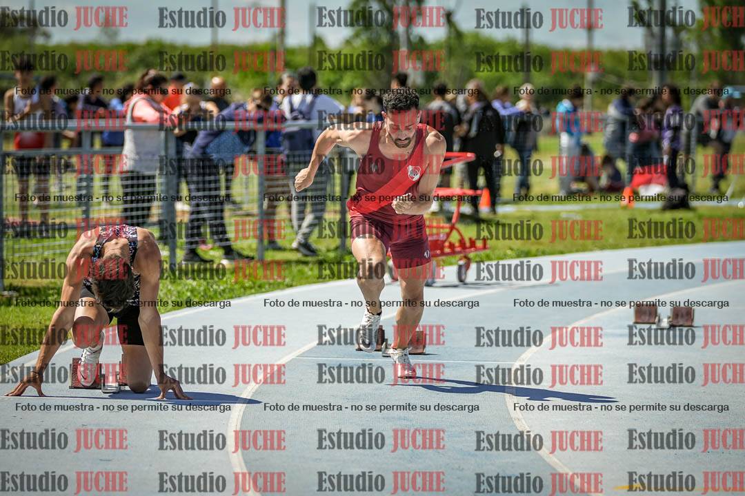 Fotos de los 200 m llanos de varones