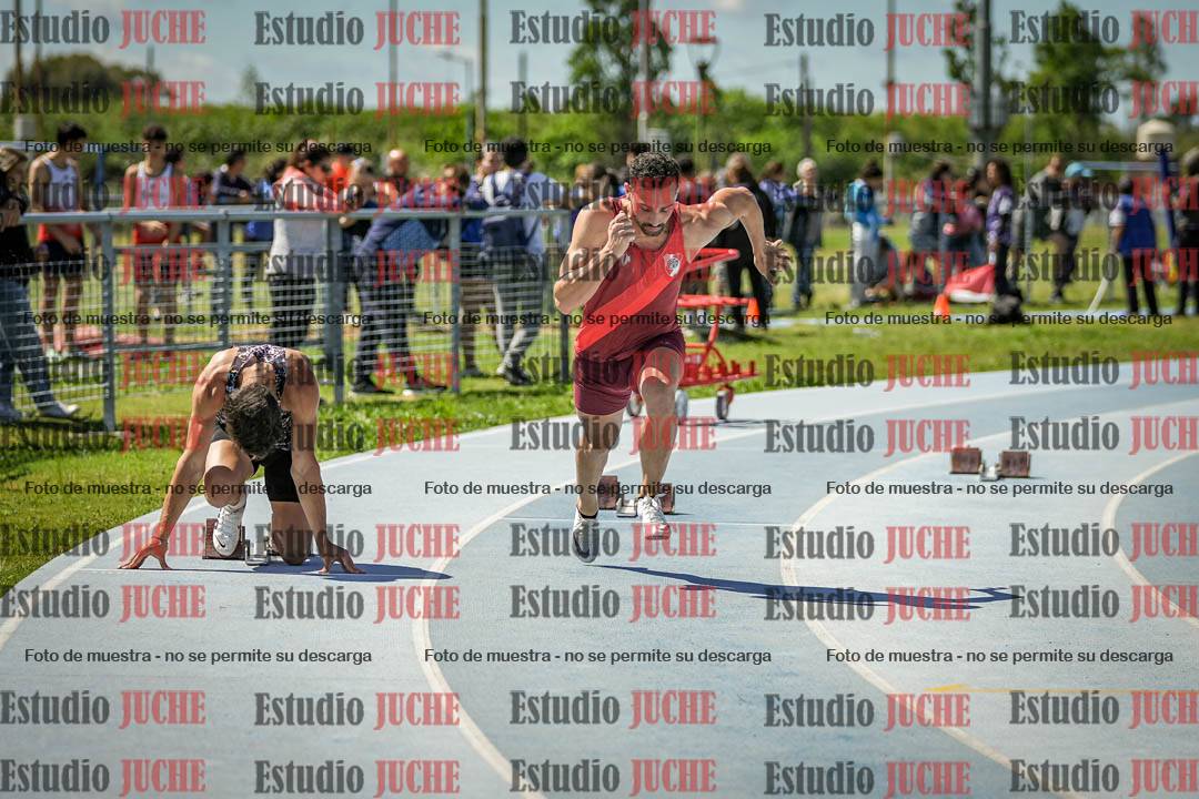 Fotos de los 200 m llanos de varones
