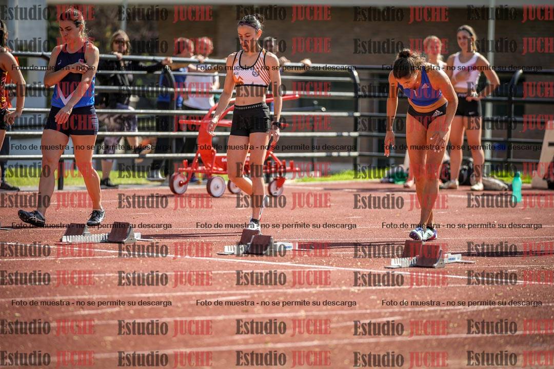 Fotos de los 100 m llanos de mujeres