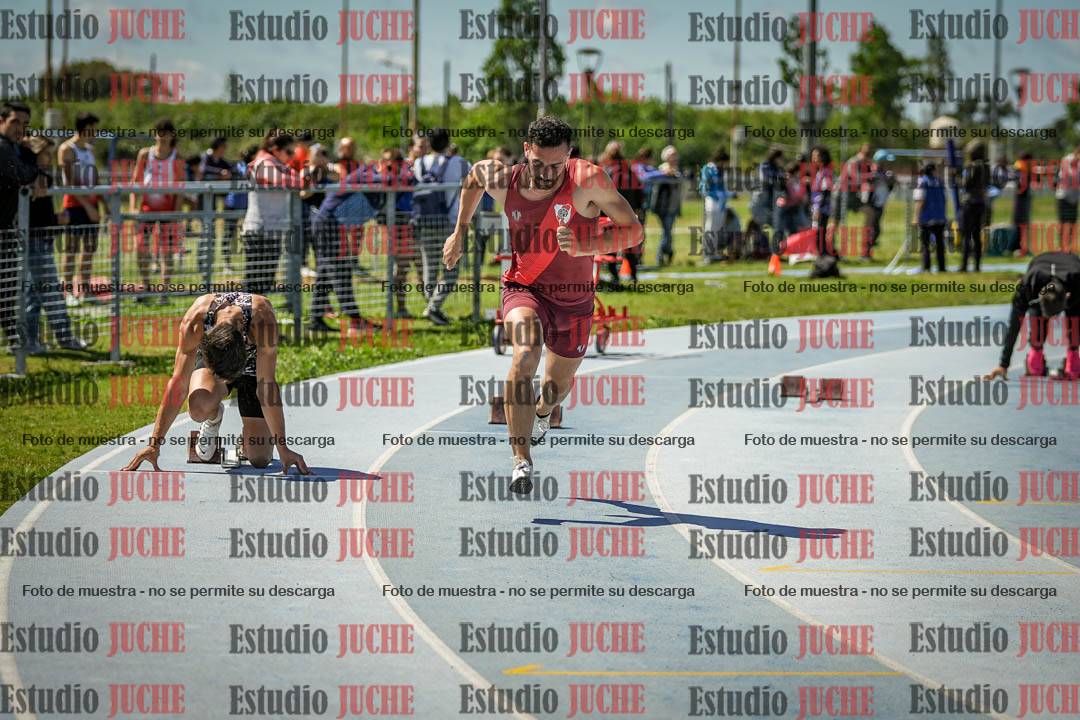 Fotos de los 200 m llanos de varones