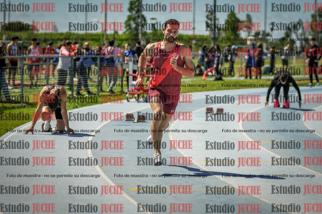 Fotos de los 200 m llanos de varones