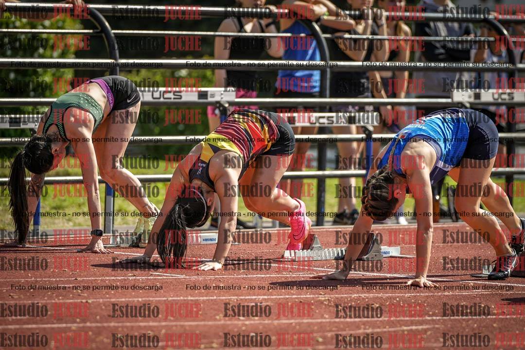 Fotos de los 100 m llanos de mujeres