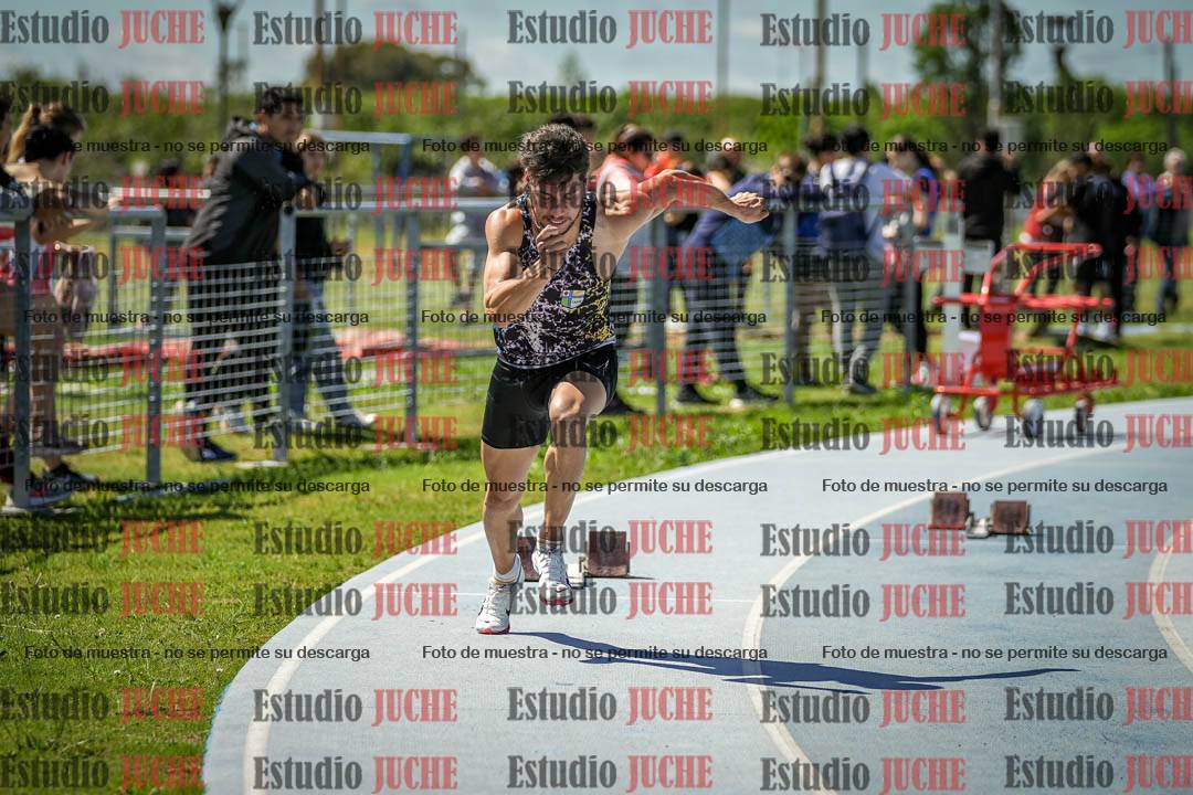 Fotos de los 200 m llanos de varones