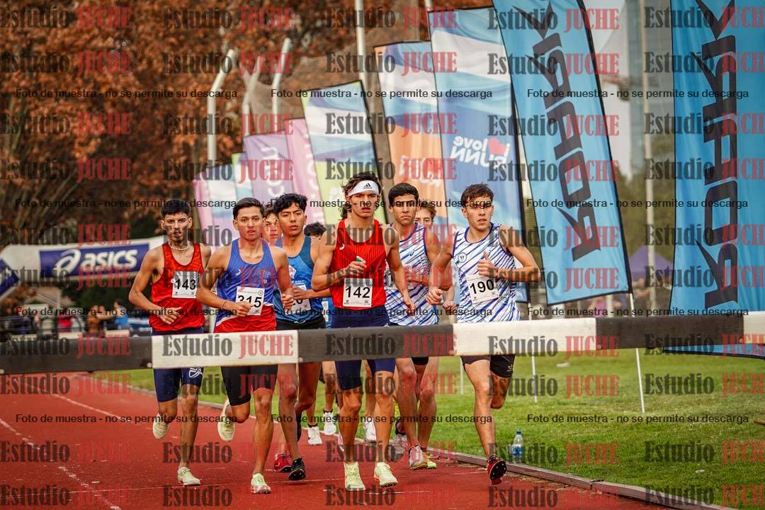 Fotos de los 3000 m con obstáculos de varones