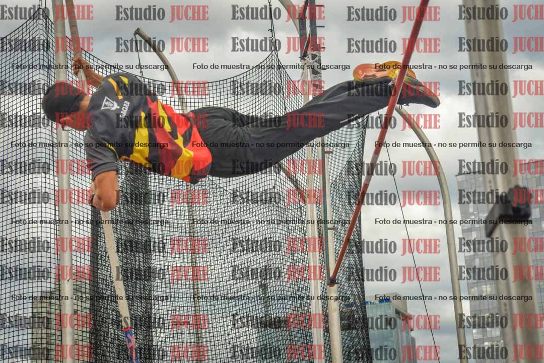 Fotos del salto con garrocha de mujeres y varones