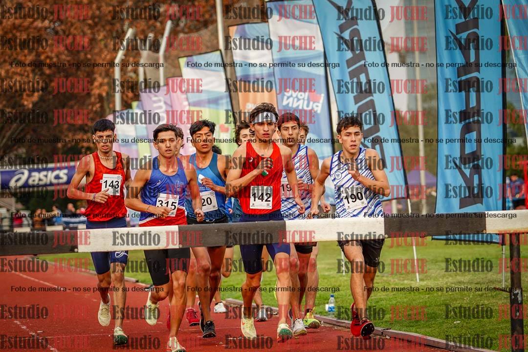 Fotos de los 3000 m con obstáculos de varones