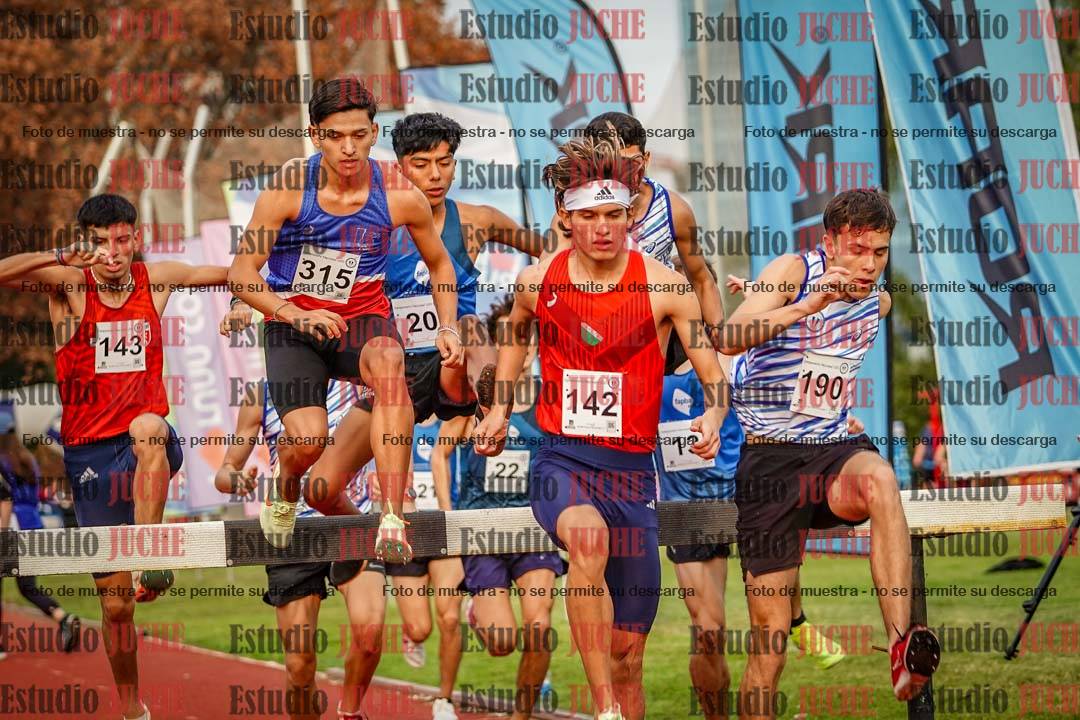 Fotos de los 3000 m con obstáculos de varones