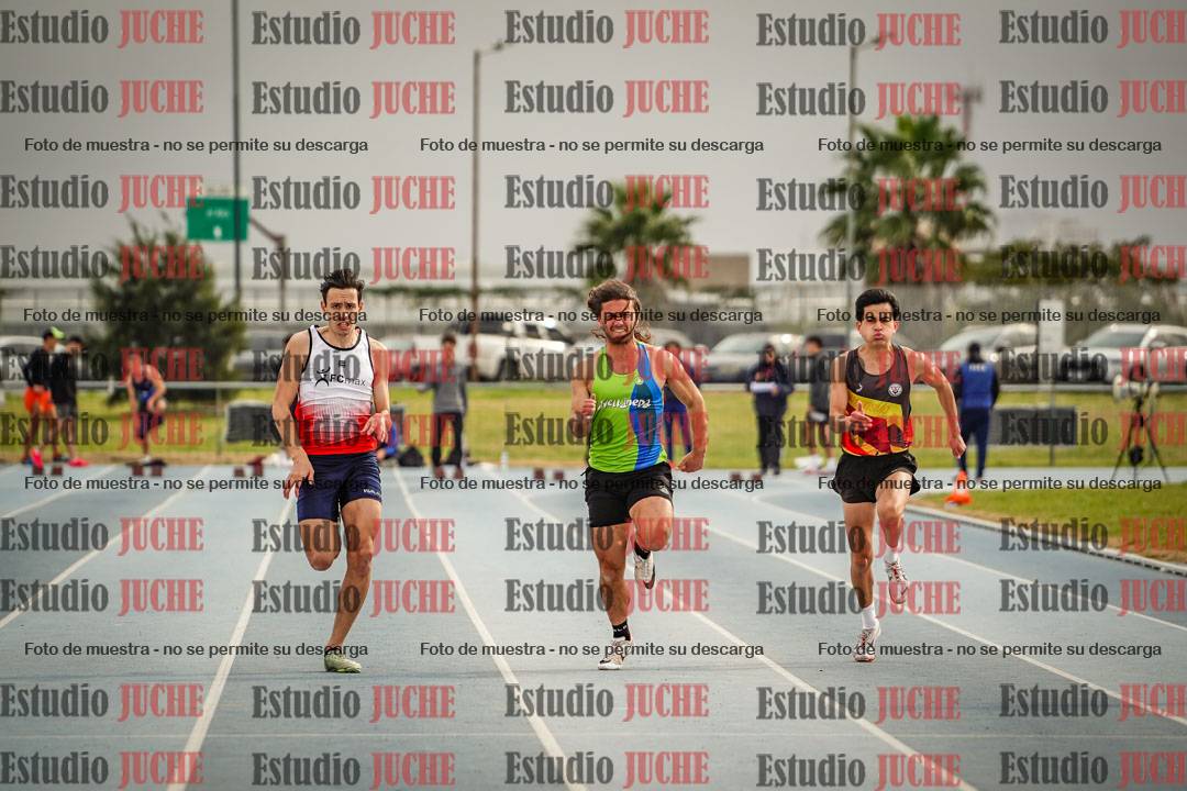Fotos de los 100 m llanos de varones