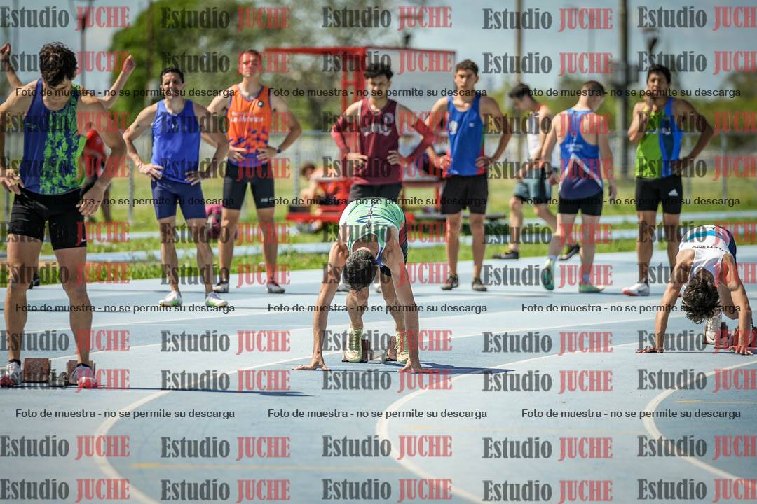 Fotos de los 200 m llanos de varones
