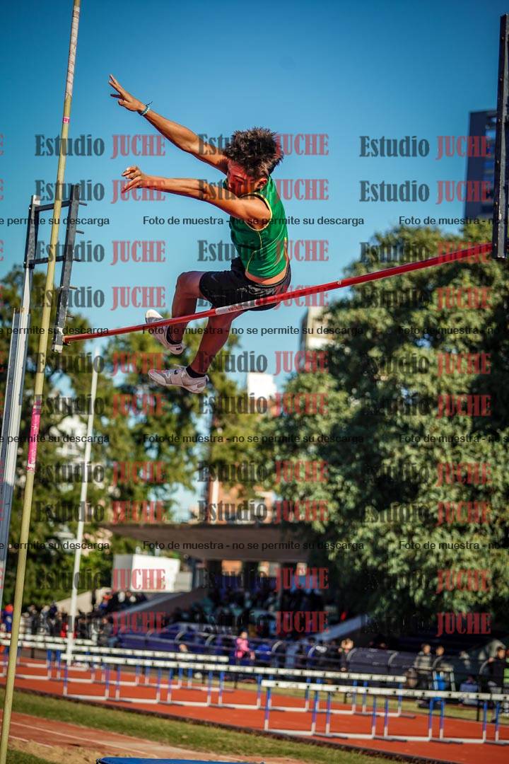 Fotos del salto con garrocha de mujeres y varones
