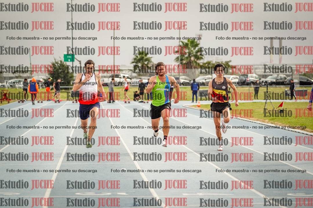Fotos de los 100 m llanos de varones