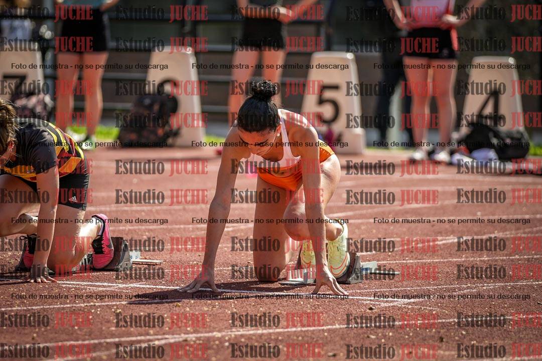 Fotos de los 100 m llanos de mujeres