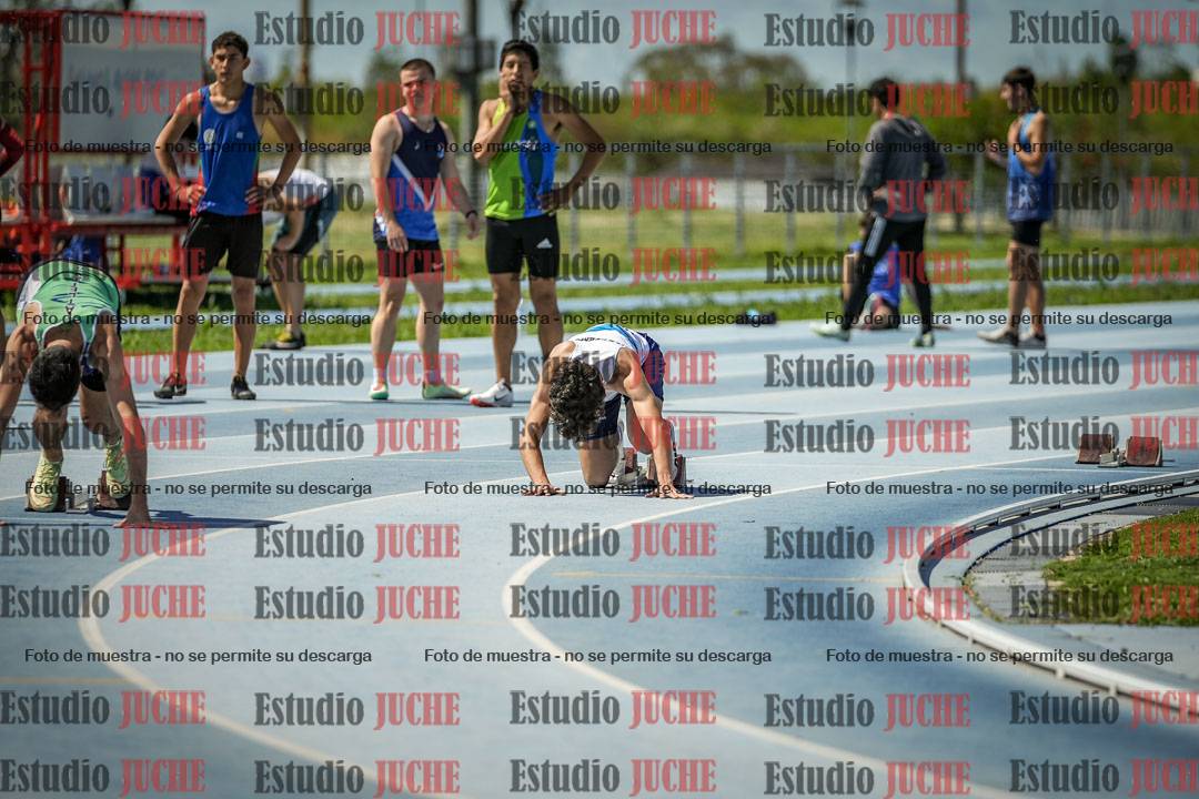 Fotos de los 200 m llanos de varones
