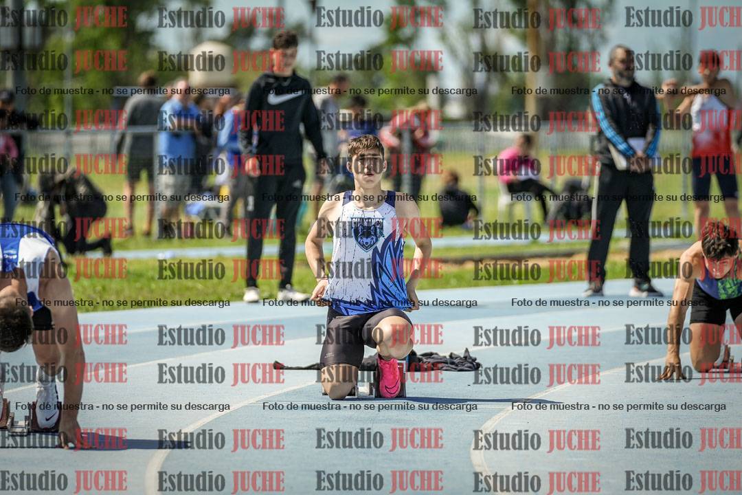 Fotos de los 200 m llanos de varones