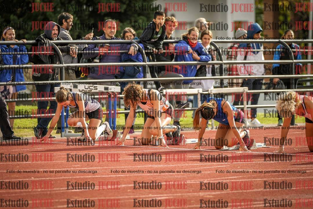 Fotos de los 100 m llanos de mujeres